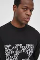 czarny Young Poets Society bluza bawełniana 107042