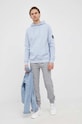 Bavlnená mikina Calvin Klein Jeans J30J314036.PPYY modrá SS22