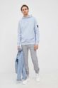 Calvin Klein Jeans bluza bawełniana J30J314036.PPYY jasny niebieski