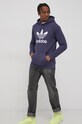 adidas Originals Bluza bawełniana HE9497 HE9497 granatowy SS22