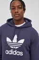 adidas Originals Bluza bawełniana HE9497 granatowy HE9497