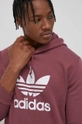 roza Pamučna dukserica adidas Originals