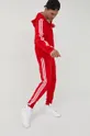 Pulover s kapuco adidas Originals Adicolor rdeča