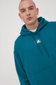 Bombažna mikica adidas zelena HE4357