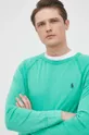 zielony Polo Ralph Lauren bluza bawełniana 710644952037