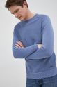 niebieski Pepe Jeans sweter bawełniany Jason Męski