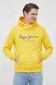 żółty Pepe Jeans bluza bawełniana GEORGE HOODY