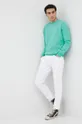 Βαμβακερή μπλούζα Liu Jo πράσινο