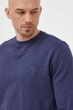 BOSS hanorac de bumbac CASUAL bleumarin 50468443