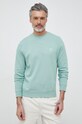 BOSS bluza bawełniana BOSS ORANGE 50468443 zielony AA00