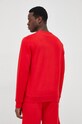 Odzież BOSS bluza bawełniana BOSS ORANGE 50468443 czerwony