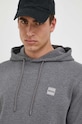 BOSS hanorac de bumbac CASUAL gri 50468445