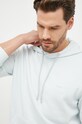 Bavlněná mikina BOSS Casual modrá 50468445