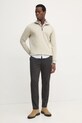 Βαμβακερή μπλούζα BOSS BOSS CASUAL 50468926 μπεζ SS25