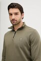 BOSS pamut melegítőfelső BOSS CASUAL zöld 50468926