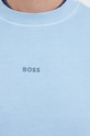 BOSS bluza bawełniana BOSS CASUAL 50472271 niebieski