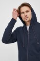 BOSS bluza bawełniana granatowy 50471960