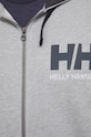 Helly Hansen pamut melegítőfelső 34163 szürke