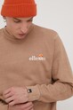 Bombažna mikica Ellesse rjava SHM13145