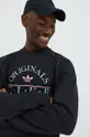μαύρο Βαμβακερή μπλούζα adidas Originals