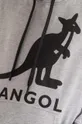 grigio Kangol felpa in cotone