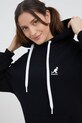 Bavlněná mikina Kangol KLEU002 černá