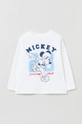 biały OVS longsleeve bawełniany dziecięcy x Disney Chłopięcy