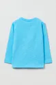 Detská bavlnená košeľa s dlhým rukávom OVS modrá