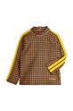 Детский лонгслив Mini Rodini 2228011516 коричневый SS22