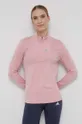 ροζ Μακρυμάνικο μπλουζάκι για τρέξιμο adidas Performance Γυναικεία