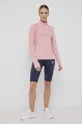 Μακρυμάνικο μπλουζάκι για τρέξιμο adidas Performance ροζ