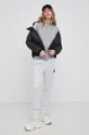 adidas - Bavlnené tričko s dlhým rukávom HC9119 sivá