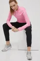 ružová Tréningová mikina adidas Performance Entrada 22 HC5045