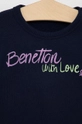 United Colors of Benetton bluza bawełniana dziecięca 100 % Bawełna