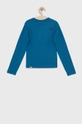 The North Face longsleeve bawełniany dziecięcy niebieski