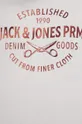 Βαμβακερό πουκάμισο με μακριά μανίκια Premium by Jack&Jones λευκό