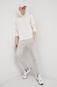 Pamučna dukserica Tommy Jeans DM0DM12465.PPYY bež SS22