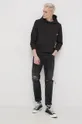 Bavlnená mikina Tommy Jeans čierna