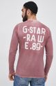 G-Star Raw - Bavlnené tričko s dlhým rukávom  100% Organická bavlna