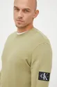 zelená Bavlnený sveter Calvin Klein Jeans