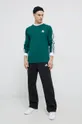 πράσινο Βαμβακερό πουκάμισο με μακριά μανίκια adidas Originals Adicolor