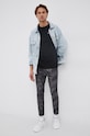Tričko s dlhým rukávom Pepe Jeans PM508211.999 čierna AW22