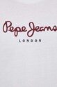 Pepe Jeans Longsleeve din bumbac Eggo Long PM508209.800 alb