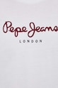 Bavlněné tričko s dlouhým rukávem Pepe Jeans Eggo Long N PM508209.800 bílá