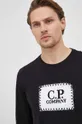 μαύρο Βαμβακερό πουκάμισο με μακριά μανίκια C.P. Company