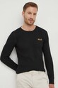 Tričko s dlhým rukávom Polo Ralph Lauren čierna 714830284007
