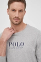 siva Pamučna majica dugih rukava Polo Ralph Lauren