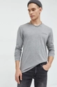 szary Jack & Jones longsleeve