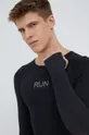 μαύρο Μακρυμάνικο μπλουζάκι για τρέξιμο 4F