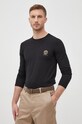 Odjeća Majica dugih rukava Versace AUU01007 crna